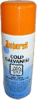Ambersil 1030536 Cold Galvanised Spray Dull Finish Aerosol 400ml