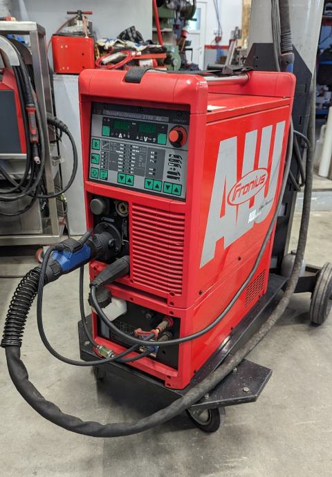 Used FRONIUS Transpulse 2700 Alu Edition Water Cooled Pulsed MIG 400v
