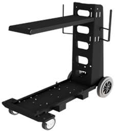 ITW Miller 058066141 MigMatic Cart 4 Wheeled Running Gear Trolley With Cylinder Rack