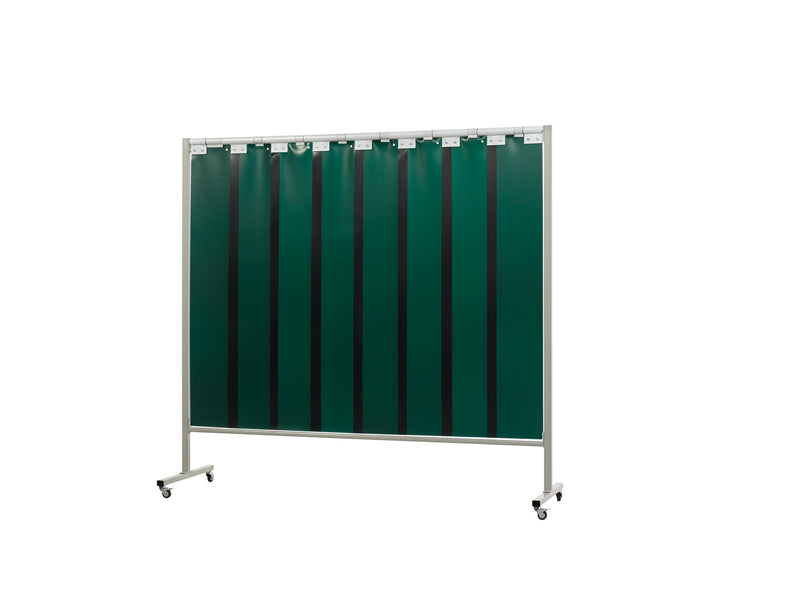CEPRO Robusto Dark Green 6 Strip Welding Screen/Curtain 210 x 215cm H/Duty Frame