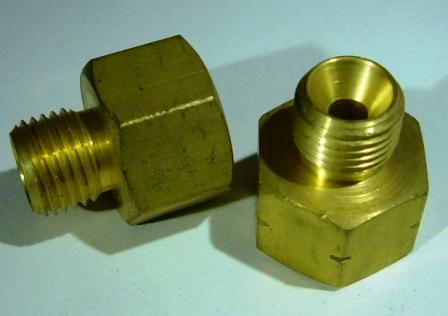Hose Fitting 10mm Solid Nut x 6.5mm Male Thread Right Hand