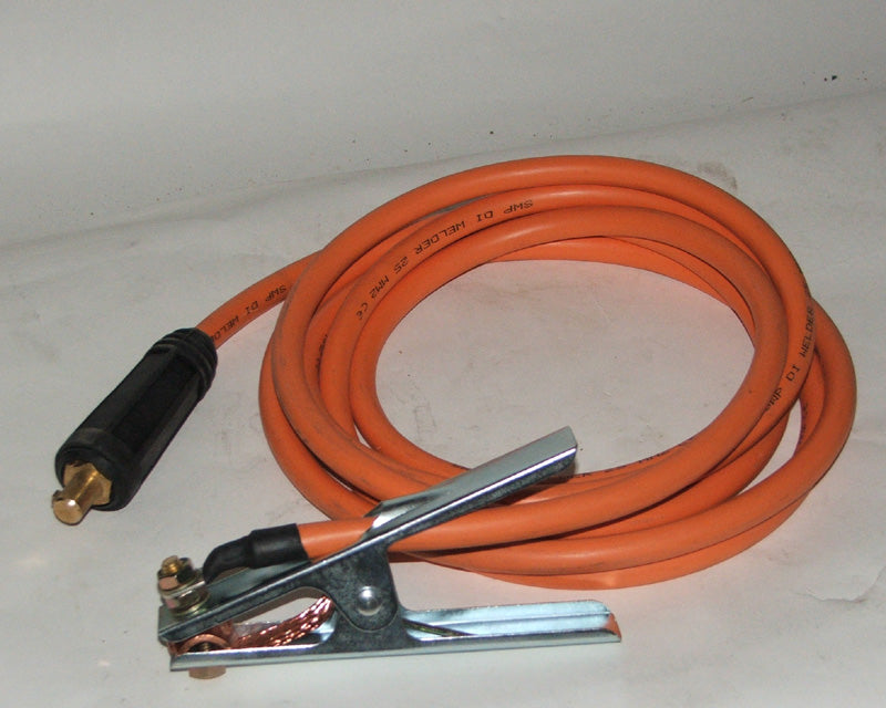 Welding Cable 3m 35mm Sq. c/w Earth Clamp 405