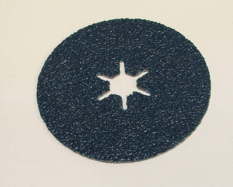 SAIT Soft Abrasive Sanding Disc Dia. 125mm x 22mm P120 Grit SD-D-AZ Aluminium Zirconia Blue