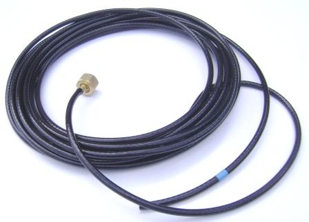 Weldcraft Style 45V07-R 4M Rubber Overbraid Water Hose WP20 Blue