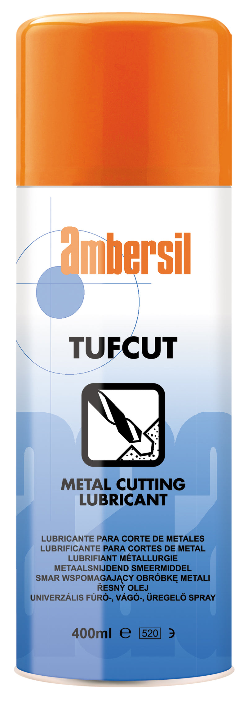 Ambersil 1031020 Tufcut Liquid Metal Cutting Lubricant Oil 400ml Spray