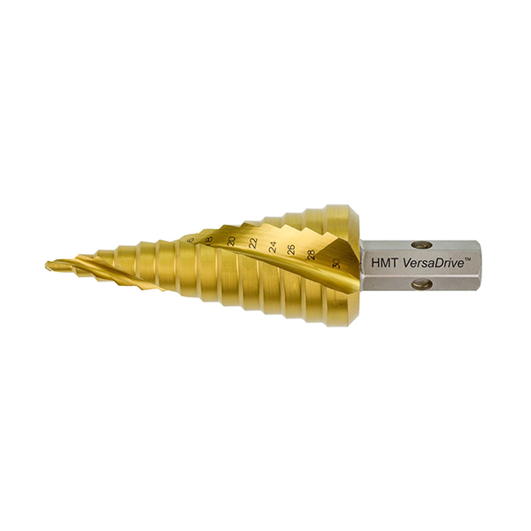 HMT 505020-SET2 VersaDrive Step Drill Bit Set: 12, 22, 30, 40mm