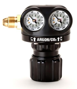ESAB 0700017219 ProGen Gas Regulator Argon/CO2 MIG 40 Lpm Vertical Entry