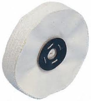CIBO Polishing Mop Wheel Stitched Cotton 50mm x 30mm x 10mm Hole PLG/W/50X1