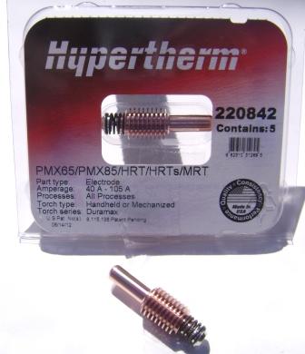 Hypertherm Genuine 220842 Plasma PowerMax 45XP/65/85/105 Electrode
