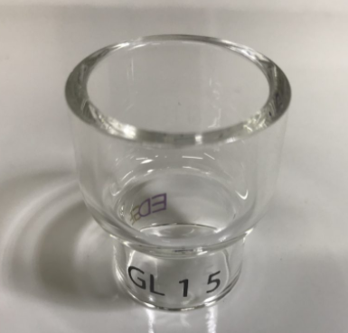 EDGE GL920-P15 Glass Pyrex Gas Cup TIG 20 23.5mm x 35mm use with 920-15D Gas Lens