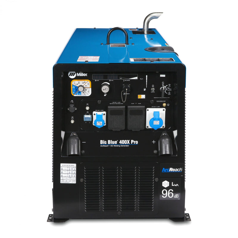 Hire Miller Diesel Big Blue 400X Pro Cc/Cv With Arc Reach 400 Amp. (Calibrated)
