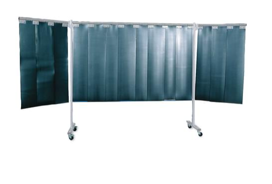 Kemper 70600651 Green 2mm Welding Curtain And Frame 2.2m + 2 x 0.8m With Arms (70600652)