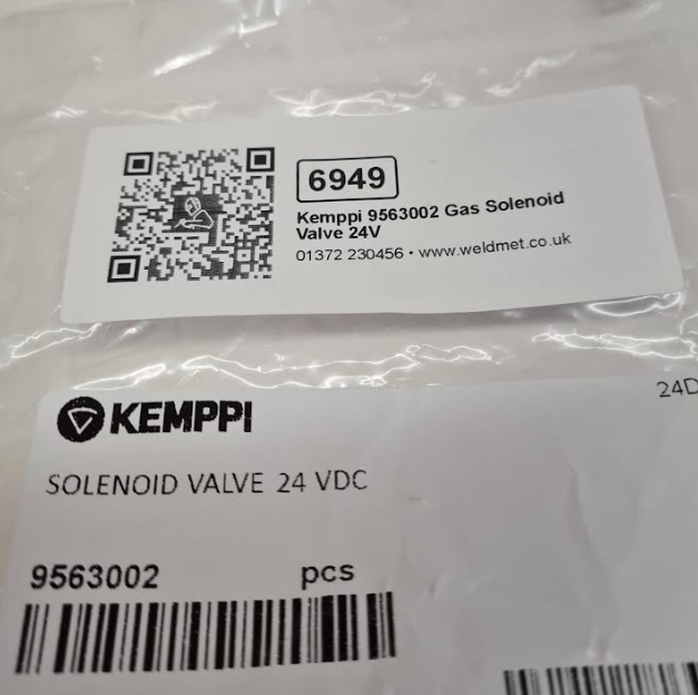 Kemppi 9563002 Gas Solenoid Valve 24V