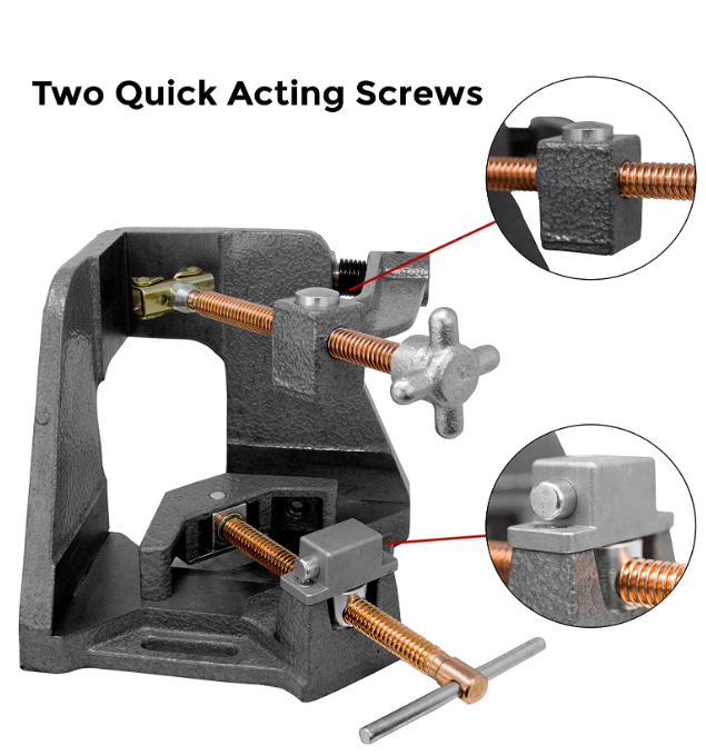 StrongHand WAC-35SW 3 Axis Corner Angle Welders Clamp C/w Quick Action Screw