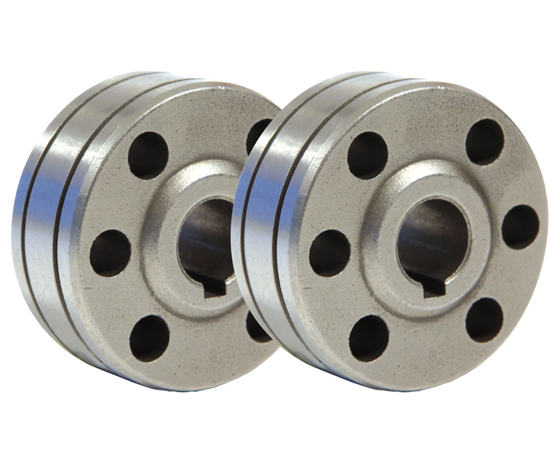 GYS 042353 0.6mm-0.8mm Feed Rollers x 2 TYPE B 37mm x 9mm