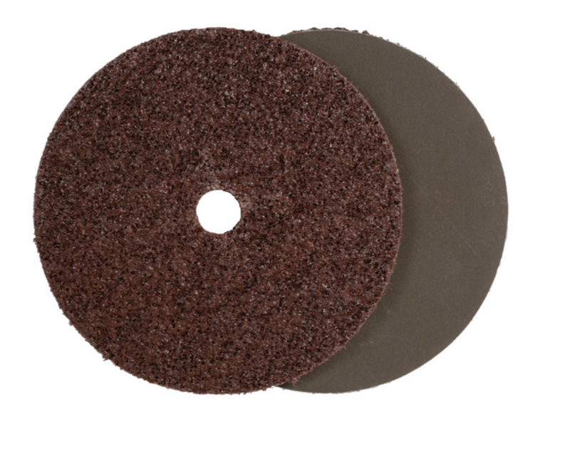 CIBO Surface Conditioning Disc 100 x 16mm Hole Laminated Backed Coarse Brown