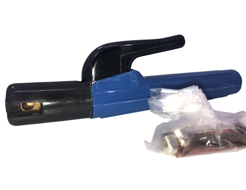 Welding Electrode Holder Crocodile Jaw Type Optimum 400A Blue Handle