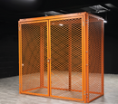 Gas Cylinder Storage Cage 2.0 x 2.0 x 2.0 Metre Galvanised [1059]