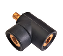Dinse Type Adaptor/Splitter from Single Male 35/50/75mm to Two 75mm Female [5018]