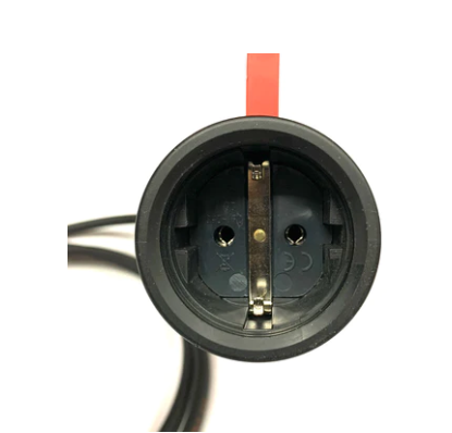 16A 3 Pin Plug to EU Schuko Socket 2 pin 230V Adaptor Cable 1 Mtr