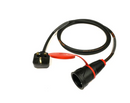 240V Plug 13A 3 Pin to EU Schuko Socket 2 Pin Adaptor Cable 1 Mtr  [15632]