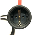 110V Plug 16A 3 Pin to EU Schuko Socket 2 Pin Adaptor Cable 1 Mtr  [15633]