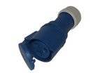 Socket 240V 3 Pin 32A Blue  [1592]