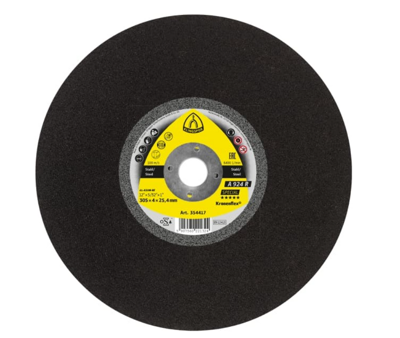 KLINGSPOR Cutting Disc 355 x 4.0 x 20mm Flat A924R Special 354416  [19211]