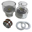 EDGE GL920-P15DKIT 23mm Dia. Gas Lens Kit TIG 20 use with 920-15 Pyrex [9433]