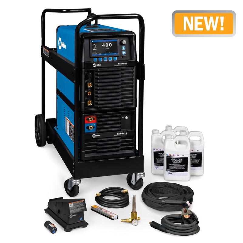 Hire Miller Dynasty 400 LCD AC/DC TIG Package Water Cooled 415V (Dont Remove Web Marker)