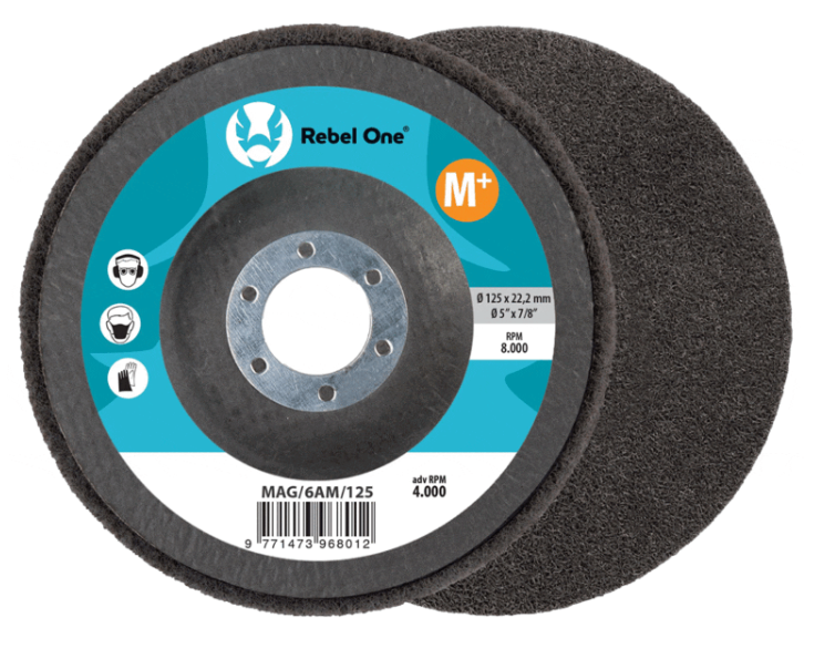 CIBO Unitised Hard Backed Disc MAG2 115mm Dia. MAG/2AM/115 [73661]