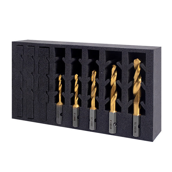 HMT 301125-SET1 VersaDrive Combi Drill-Tap Set, M5, M6, M8, M10, M12 [8661]