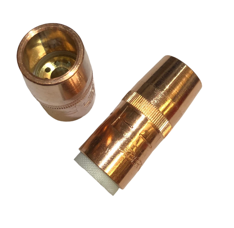 ITW Bernard N-3414C 3/4 x 1/4 Recess Copper Nozzle Tapered Centerfire 19mm Dia Air Cooled 400A [6659]