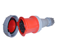 Socket 415V 5 Pin 125A Red Trailing Inline [1621]