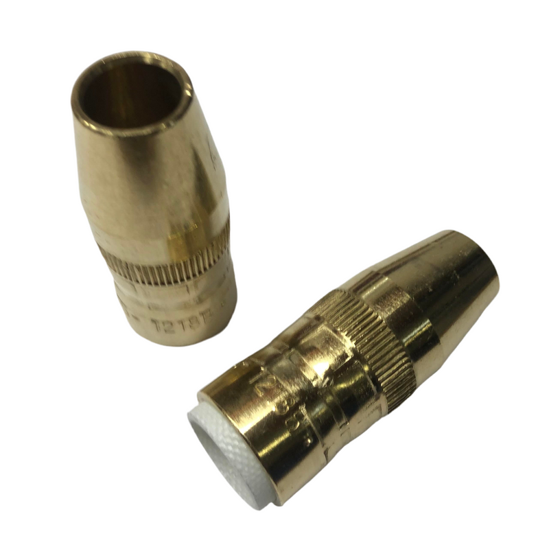 ITW Bernard NS-1218B 12mm x 3.2mm Recess Brass Nozzle Tapered Centerfire Small Air Cooled 2-300A [6073]