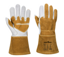 Welders Gauntlet Glove Mig Leather Reinforced 11 XXL [9442]