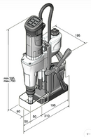 FEIN 727046061241 KBM50 U 110V Magnetic Broach Drill Machine  [9499]