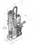 FEIN 72705461240 KBU35 QW 110V Magnetic Broach Drill Machine [9963]