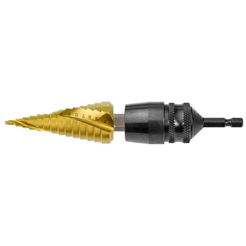 HMT 505020-SET2 VersaDrive Step Drill Bit Set: 12, 22, 30, 40mm [8615]