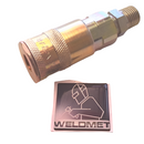 Air Line Fitting PCL Type 19 Quick Release Coupler 1/4 BSP Male [7097]