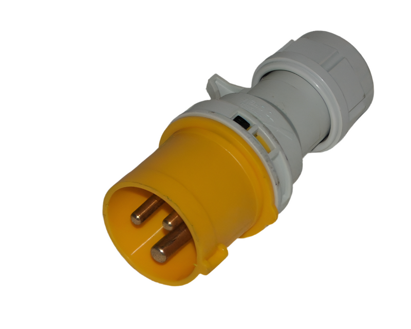 Plug 110V 3 Pin 16A Yellow Gw110/16/3P