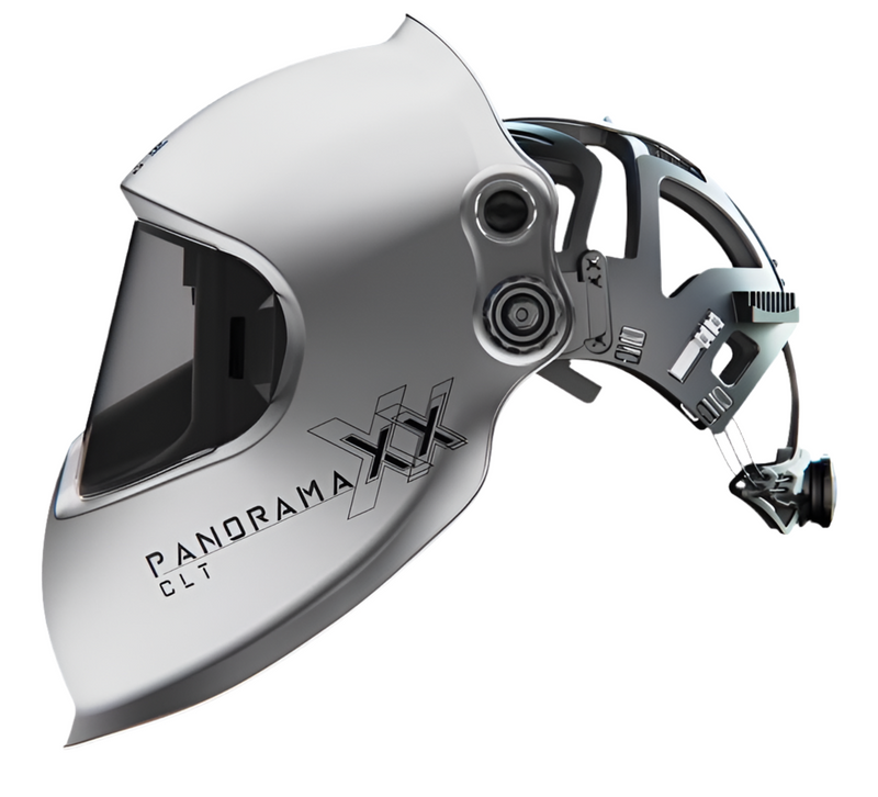 Optrel 1010.201 Panoramaxx CLT 2.0 Silver Reflective Paint Helmet With Lens [9909]