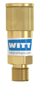 WITT SK100 Quick Release Coupling Torch Mounted Body 3/8 BSP Oxygen Gas [3343]