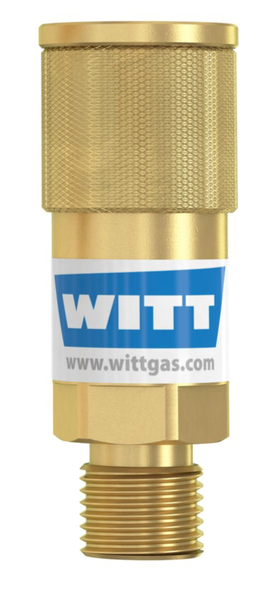 WITT SK100 Quick Release Coupling Torch Mounted Body 9mm Tail Oxygen Gas [33431]