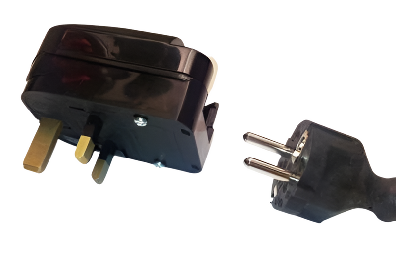 European Schuko Adaptor Converter To UK Mains 13A plug