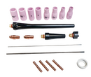 Weldcraft Style AK-9/20 Standard TIG Torch Accessory Kit (Red) [3262]