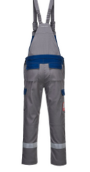 Bizflame FR07 Two Tone Bib And Brace Grey 54-56 3XL [4508]