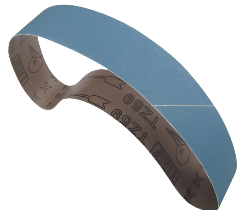 CIBO Linishing Belt 915 X 100mm Wide P36 Grit Blue HZ72/36/915X100