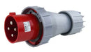 Plug 415V 4 Pin 125A Red Gw415/125/4P 4 Pin Plus Centre Pin [4702]