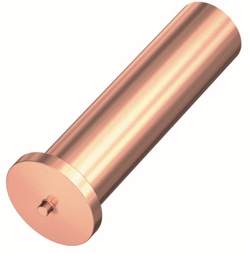 Weld Studs 8mm x 50mm Steel Copper Coated No Thread (N/A) [37026]